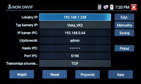 WIELOFUNKCYJNY TESTER CCTV CS-HB-45W DELTA TESTER