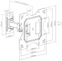 UCHWYT DO TELEWIZORA LUB MONITORA BRATECK-LPA68-221