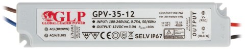ZASILACZ IMPULSOWY 12V/3A/GPV