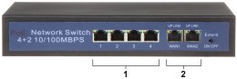 SWITCH POE APTI-POE0402-60W 4-PORTOWY