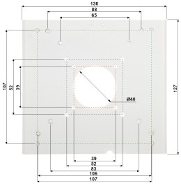 UCHWYT NA SŁUP TR-UP06-C-IN UNIVIEW