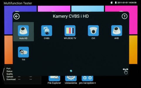 WIELOFUNKCYJNY TESTER CCTV CS-H8-70H DELTA TESTER