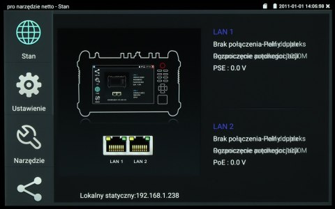 WIELOFUNKCYJNY TESTER CCTV CS-H8-70H DELTA TESTER