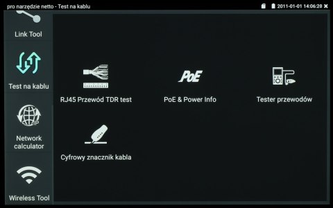 WIELOFUNKCYJNY TESTER CCTV CS-H8-70H DELTA TESTER