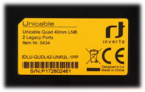 KONWERTER TV-SAT KONW/UNICAB+TWIN-INV