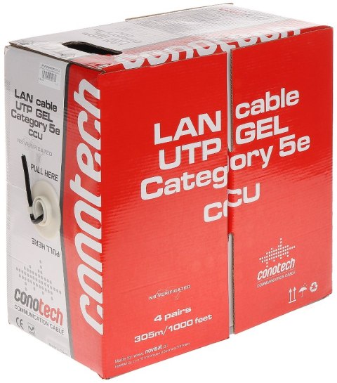 SKRĘTKA UTP/K5/305M/ZEL/CON CONOTECH