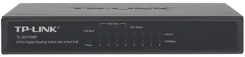 SWITCH POE TL-SG1008P 8-PORTOWY TP-LINK