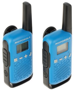 ZESTAW 2 RADIOTELEFONÓW PMR MOTOROLA-T42/BLUE 446.1 MHz ... 446.2 MHz