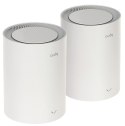 DOMOWY SYSTEM WI-FI CUDY-M1800/2 Wi-Fi 6, 2.4 GHz, 5 GHz, 574 Mb/s + 1201 Mb/s CUDY