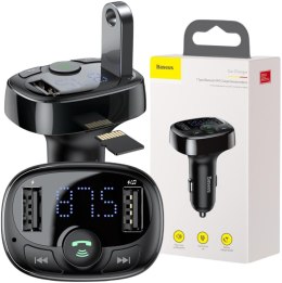 TRANSMITER FM ŁADOWARKA SAMOCHODOWA Baseus Enjoy S-09A 3.4A 2x USB-A BT 4.2