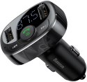 TRANSMITER FM ŁADOWARKA SAMOCHODOWA Baseus Enjoy S-09A 3.4A 2x USB-A BT 4.2