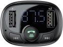TRANSMITER FM ŁADOWARKA SAMOCHODOWA Baseus Enjoy S-09A 3.4A 2x USB-A BT 4.2