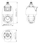 KAMERA IP SZYBKOOBROTOWA ZEWNĘTRZNA DS-2SE4C425MWG-E(14F0) TandemVu ColorVu - 3.7 Mpx 4.8 ... 120 mm Hikvision