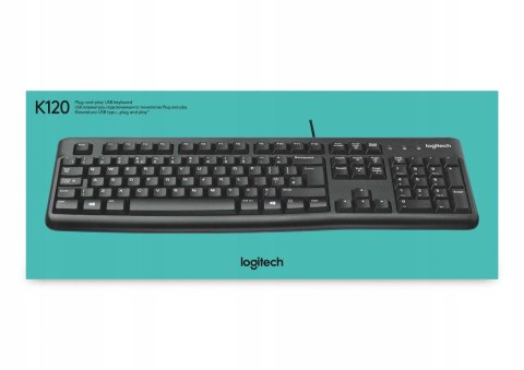 Klawiatura przewodowa Logitech K120 Wired Keyboard