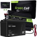 ZESTAW PRZETWORNICA Green Cell 12V/ 230V 300W/600W CZYSTY SINUS + AKUMULATOR AGM GreenCell 12V 100Ah