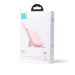 Powerbank Joyroom Cutie Series JR-L008 10000mAh 22.5W PD QC z kablami 1x USB-A 1x USB-C różowy