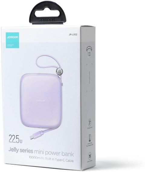 Powerbank Joyroom Jelly Series JR-L002 10000mAh 22.5W PD QC z kablem 1x 1x