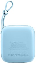 Powerbank Joyroom Jelly Series JR-L002 10000mAh 22.5W PD QC z kablem 1x USB-A 1x USB-C niebieski