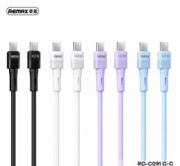 Kabel 65W PD USB-C - USB-C Remax Leya Series RC-C091 czarny