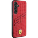 Oryginalne Etui SAMSUNG GALAXY S24+ Ferrari Hardcase Big SF Perforated (FEHCS24MPINR) czerwone