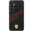 Oryginalne Etui SAMSUNG GALAXY S24 Ferrari Hardcase Big SF Perforated (FEHCS24SPINK) czarne