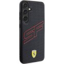 Oryginalne Etui SAMSUNG GALAXY S24 Ferrari Hardcase Big SF Perforated (FEHCS24SPINK) czarne