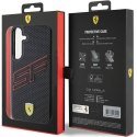 Oryginalne Etui SAMSUNG GALAXY S24 Ferrari Hardcase Big SF Perforated (FEHCS24SPINK) czarne