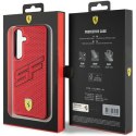 Oryginalne Etui SAMSUNG GALAXY S24 Ferrari Hardcase Big SF Perforated (FEHCS24SPINR) czerwone