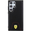 Oryginalne Etui SAMSUNG GALAXY S24 ULTRA Ferrari Hardcase Carbon Stitched Bottom (FEHCS24LN3PUK) czarne