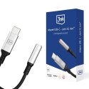 3MK ADAPTER AUDIO USB-C/JACK 3,5 mm Białe