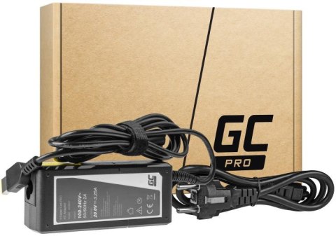 ZASILACZ ŁADOWARKA DO LAPTOPA LENOVO Green Cell PRO AD38AP 20V 3,25A 65W