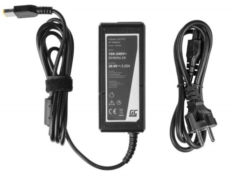 ZASILACZ ŁADOWARKA DO LAPTOPA LENOVO Green Cell PRO AD38AP 20V 3,25A 65W