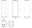 SZAFA RACK STOJĄCA EPRADO-R19-33U/600FW