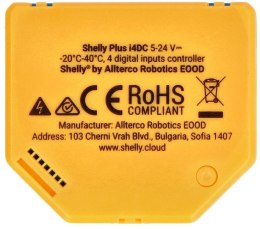 Shelly Plus i4 DC Kontroler/aktywator scen WIFI 5-24V DC