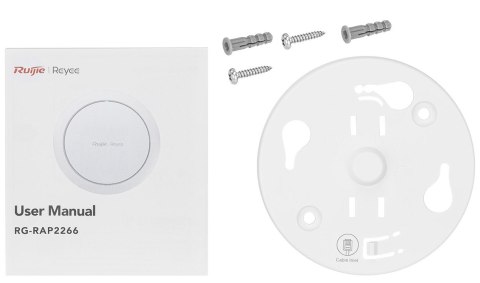 PUNKT DOSTĘPOWY RG-RAP2266 Wi-Fi 6 2.4 GHz 5 GHz 574 Mb/s + 2402 Mb/s REYEE