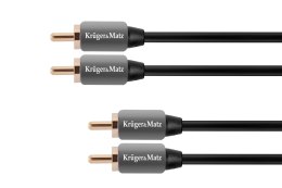 Kabel 2RCA-2RCA 1.8m Kruger&Matz