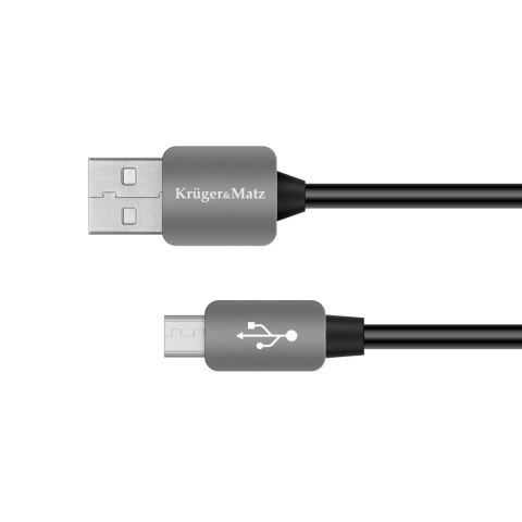 Kabel USB - micro USB wtyk-wtyk 1.8m Kruger&Matz