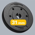 Obciążenie bitumiczne zestaw 4x2.5kg, otwór 31mm, REBEL ACTIVE
