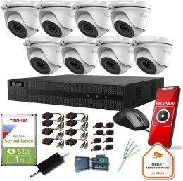 Zestaw monitoringu Hilook 8 kamer 5MPx TVICAM-T5M z dyskiem 1TB