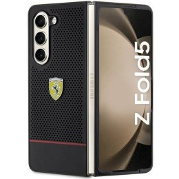 Oryginalne Etui SAMSUNG GALAXY Z FOLD 5 Ferrari Hardcase Perforated Line (FEHCZFD5PSEK) czarne