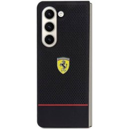 Oryginalne Etui SAMSUNG GALAXY Z FOLD 5 Ferrari Hardcase Perforated Line (FEHCZFD5PSEK) czarne