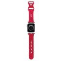 Pasek do APPLE WATCH 1 / 2 / 3 / 4 / 5 / 6 / SE / 7 / 8 (38 / 40 / 41 mm) Hello Kitty Strap Silicone Kitty Head (HKAWMSCHBLR) cz