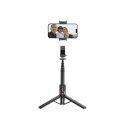 Selfie Stick Tripod z Lampą LED Bluetooth Tech-Protect L05S czarne