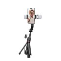 Selfie Stick Tripod z Lampą LED Bluetooth Tech-Protect L05S czarne