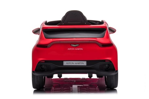 Aston Martin DBX na akumulator dla dzieci Czerwony + Pilot + EVA + Pasy
