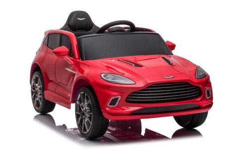 Aston Martin DBX na akumulator dla dzieci Czerwony + Pilot + EVA + Pasy