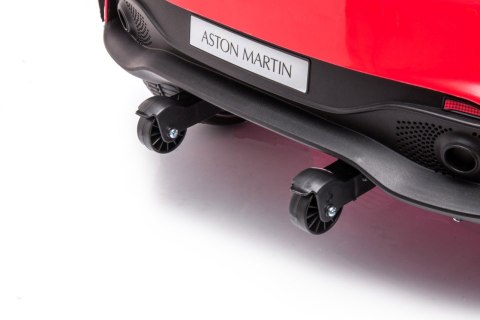 Aston Martin DBX na akumulator dla dzieci Czerwony + Pilot + EVA + Pasy