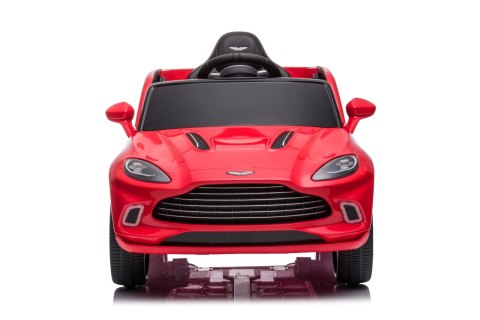Aston Martin DBX na akumulator dla dzieci Czerwony + Pilot + EVA + Pasy