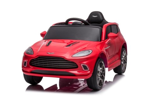 Aston Martin DBX na akumulator dla dzieci Czerwony + Pilot + EVA + Pasy