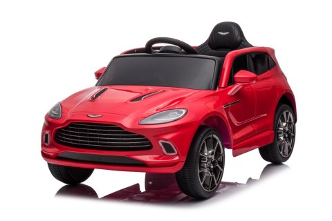 Aston Martin DBX na akumulator dla dzieci Czerwony + Pilot + EVA + Pasy